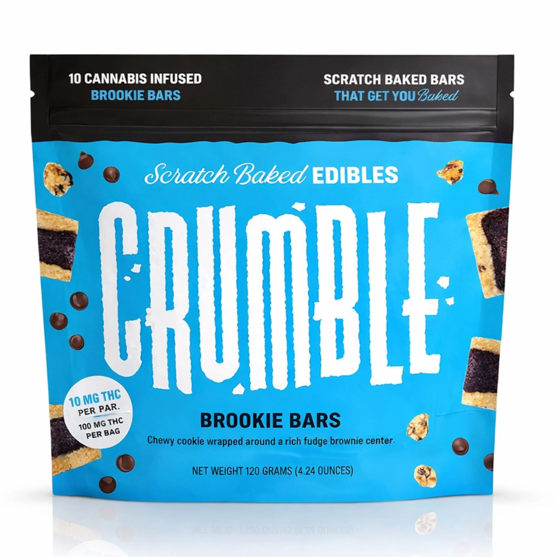 CRUMBLE THC Brookie Bars (10-ct) / 10MG D9 (100MG Per Package)